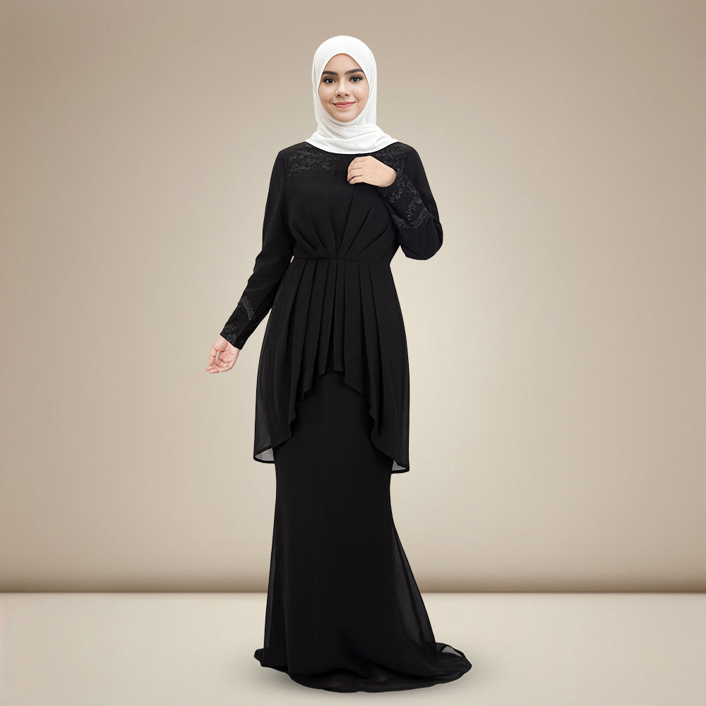 Lace Chiffon Jubah