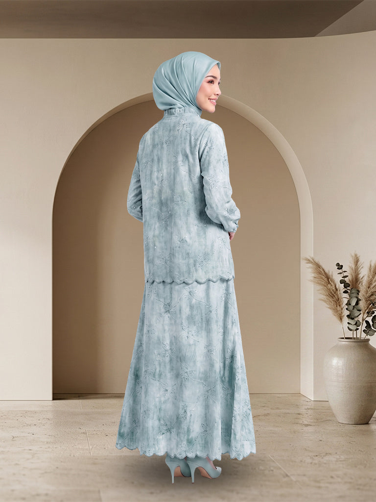 【Pre-order】Elegant Sut Jubah Seluar Moden Muslimah Set