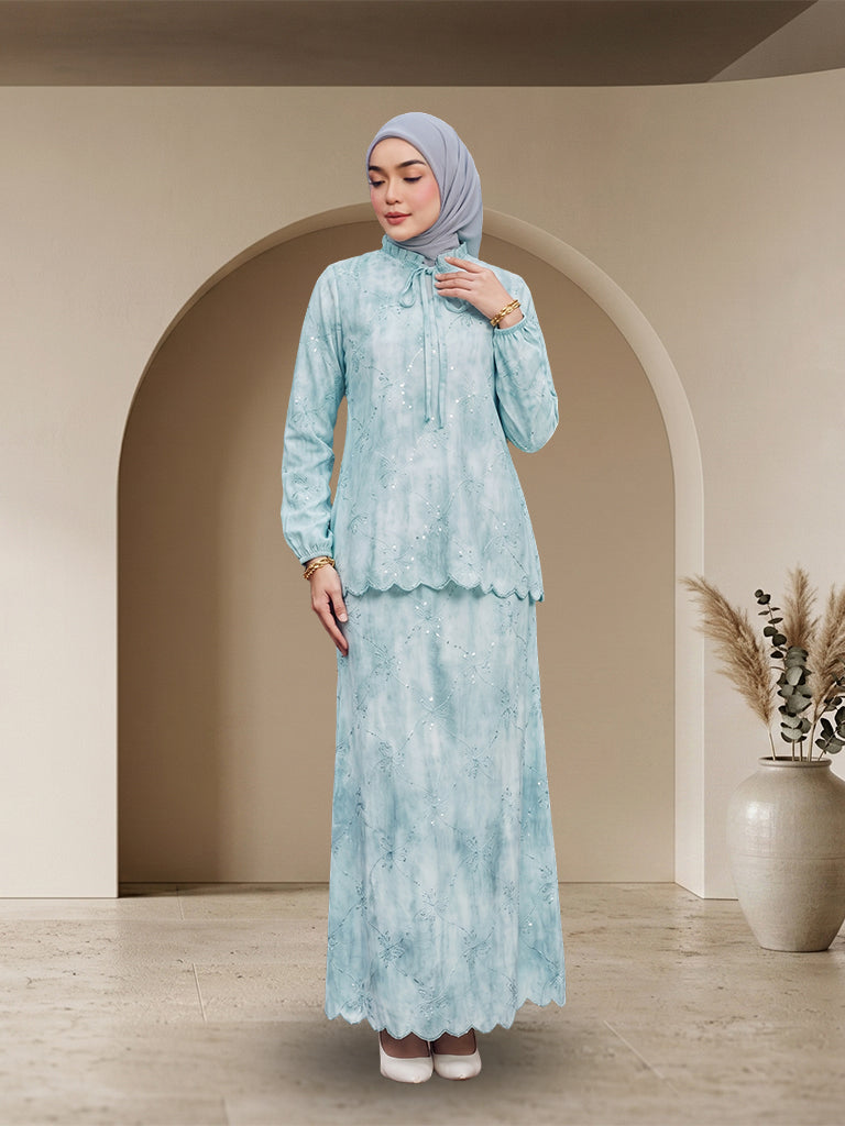 【Pre-order】Elegant Sut Jubah Seluar Moden Muslimah Set