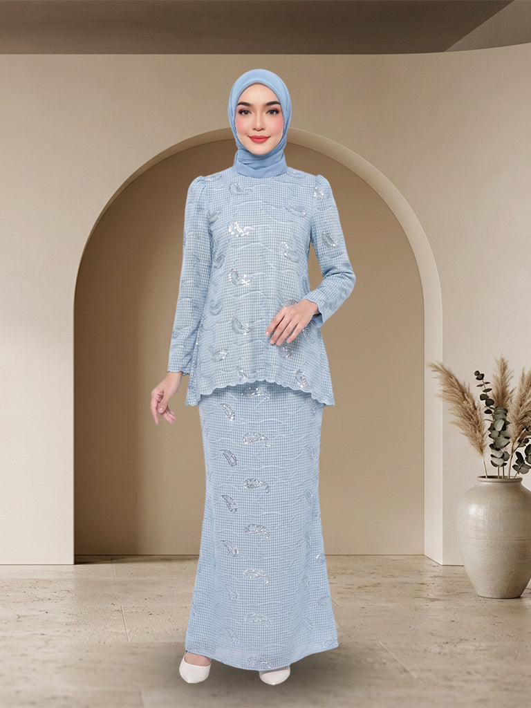 【Pre-order】Elegant Embroidered Jubah Seluar Moden Set