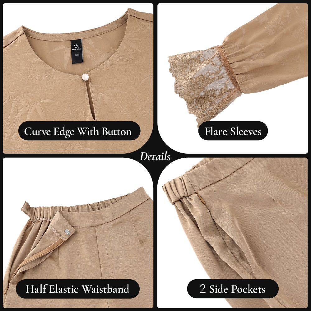 Jubah Sut Seluar Moden