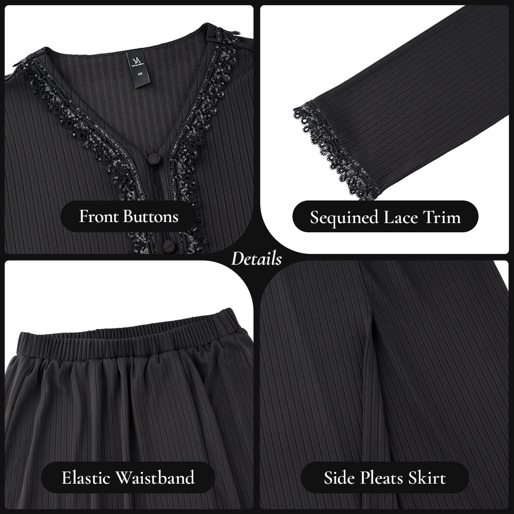 Lace Tunic Set