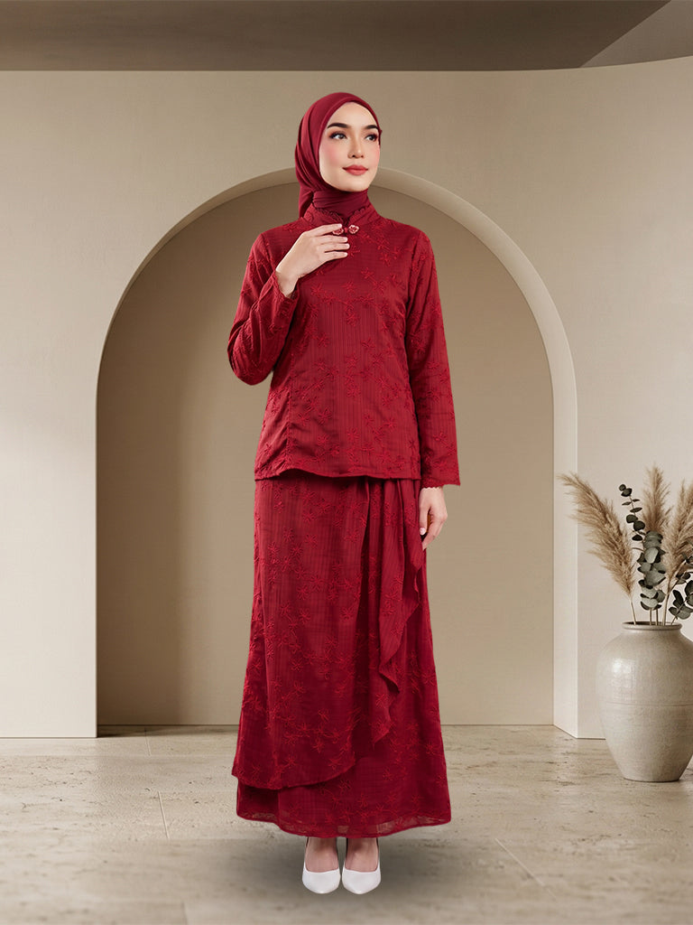 Floral Sulam Kurung Set