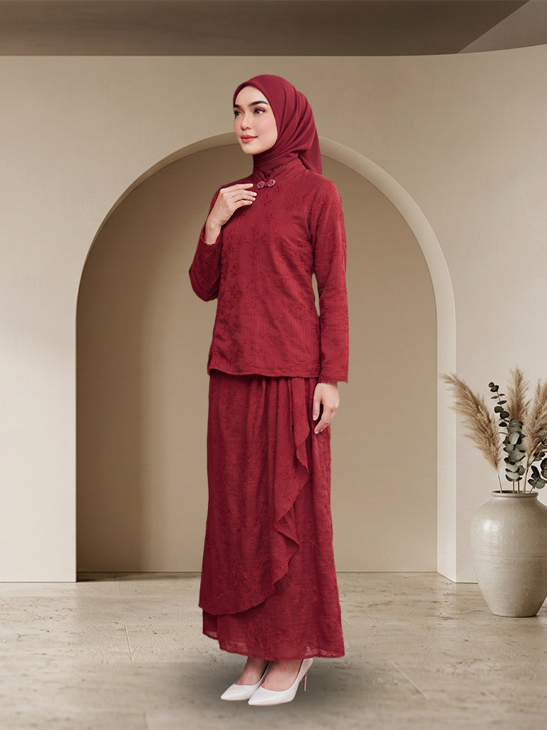 Floral Sulam Kurung Set