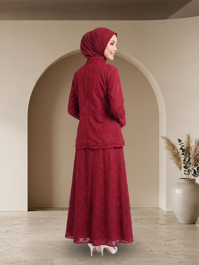 Floral Sulam Kurung Set