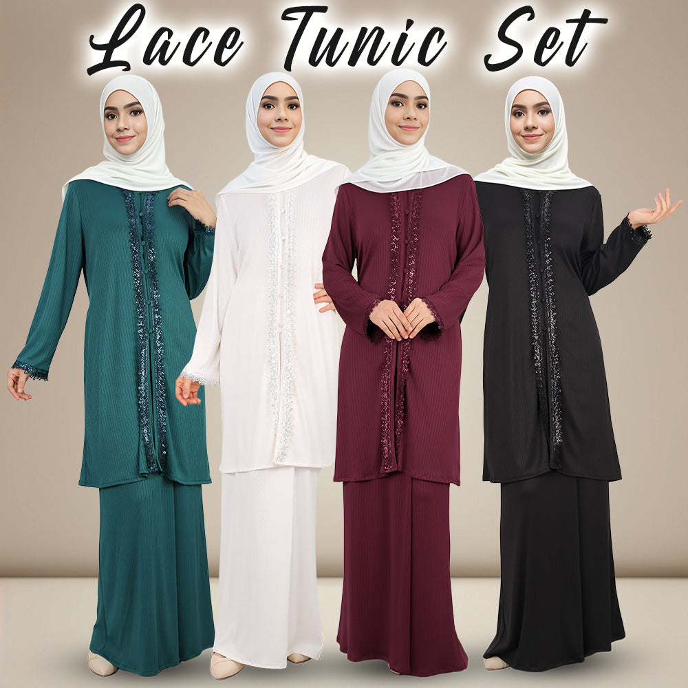Lace Tunic Set