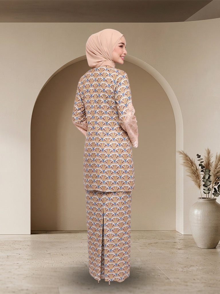 【Pra-pesan】Set Baju Kurung Moden Sulaman Corak Elegan
