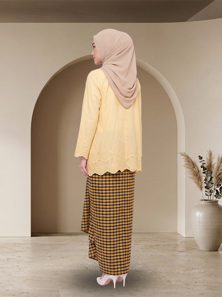 【Pre-order】Elegant Embroidered Modern Baju Kurung Set