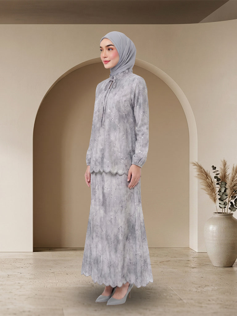 【Pre-order】Elegant Sut Jubah Seluar Moden Muslimah Set