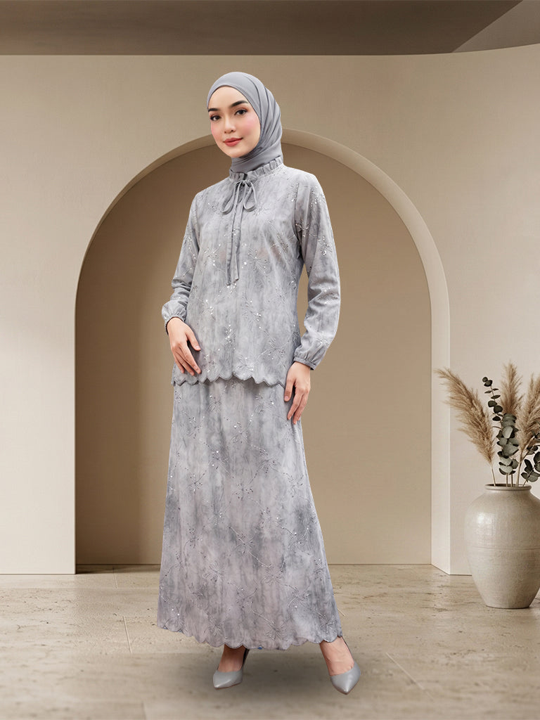 【Pre-order】Elegant Sut Jubah Seluar Moden Muslimah Set