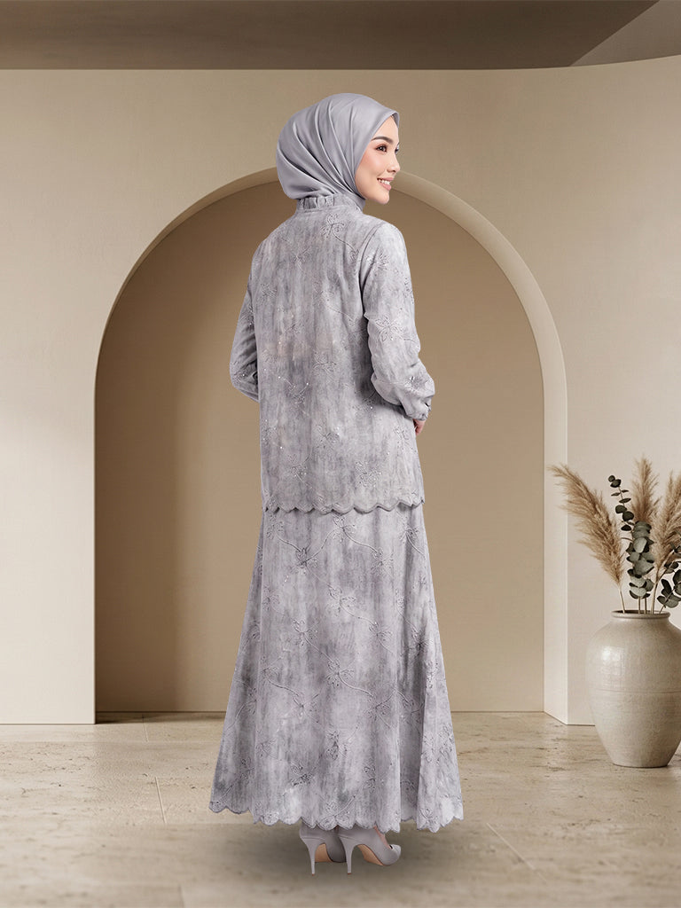 【Pre-order】Elegant Sut Jubah Seluar Moden Muslimah Set