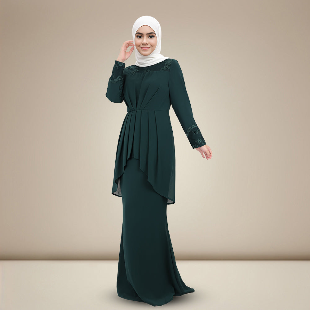 Lace Chiffon Jubah