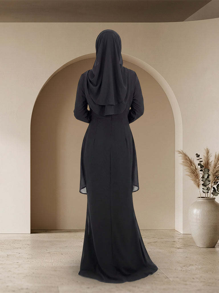 Jubah Muslimah Moden Elegan Untuk Wanita