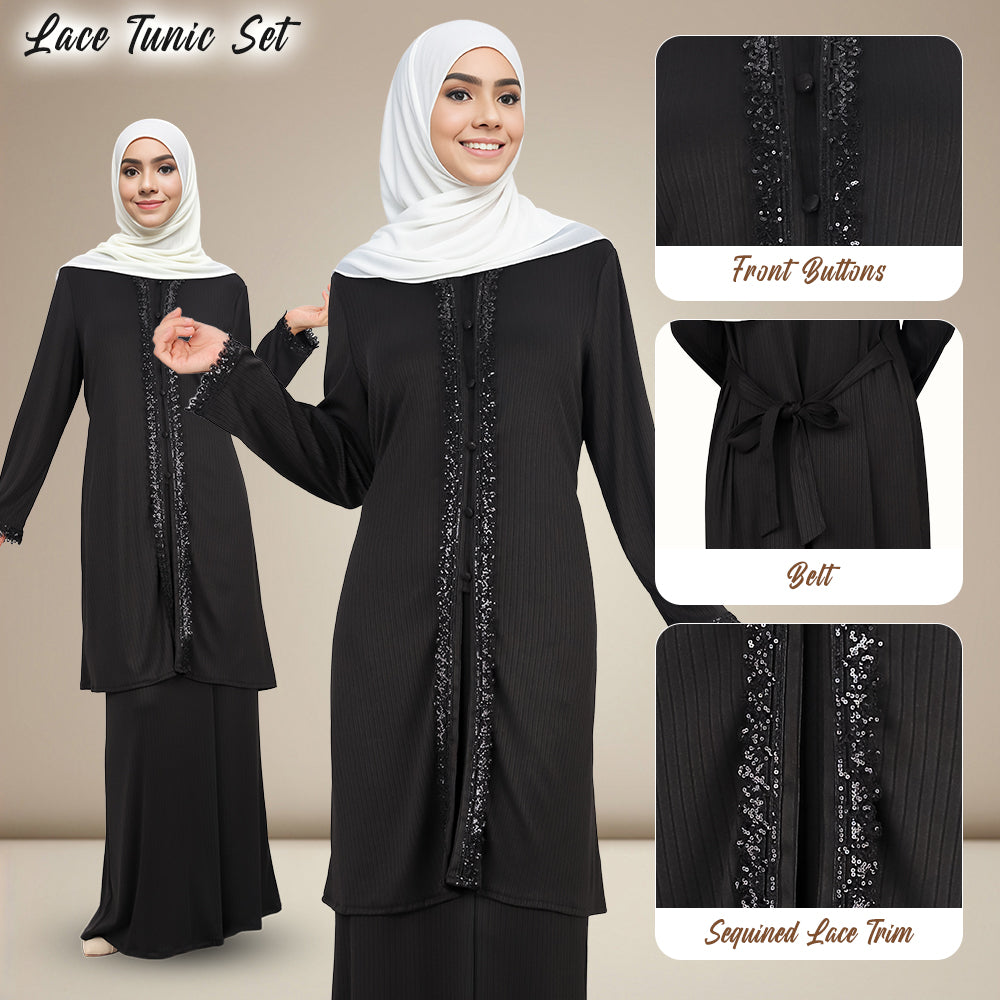 Lace Tunic Set