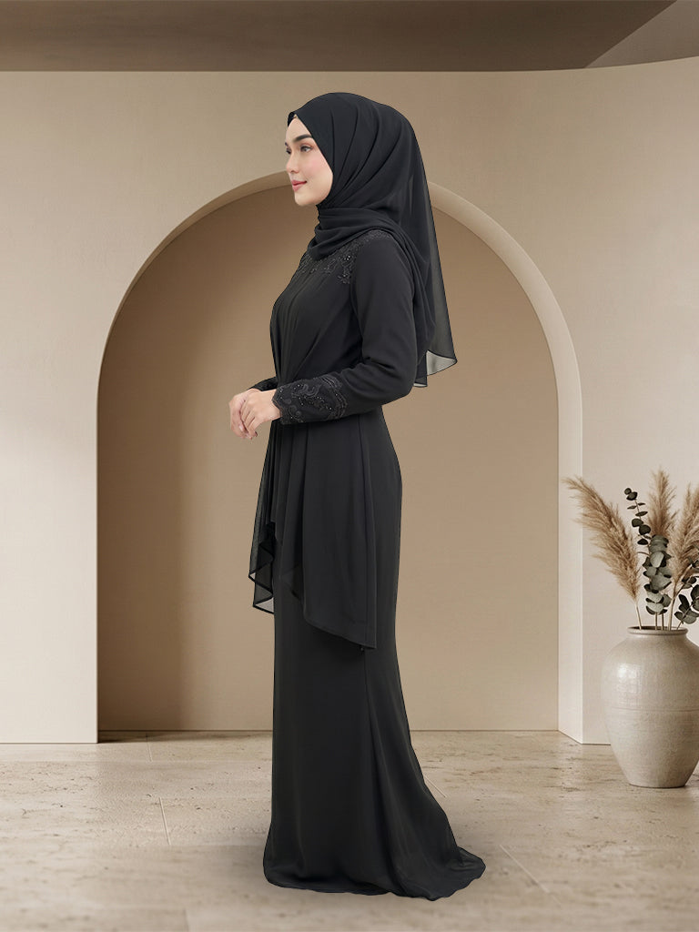 Jubah Muslimah Moden Elegan Untuk Wanita