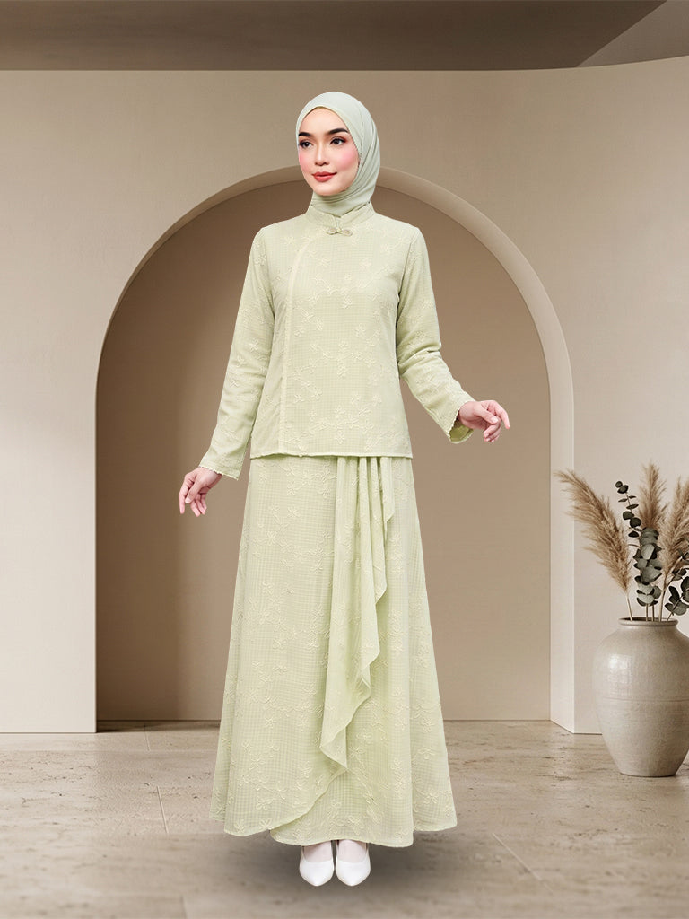 Floral Sulam Kurung Set