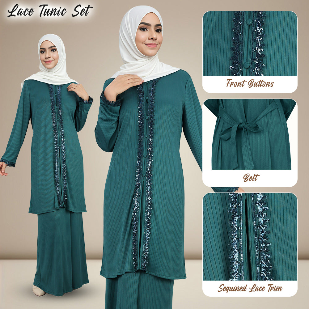 Lace Tunic Set