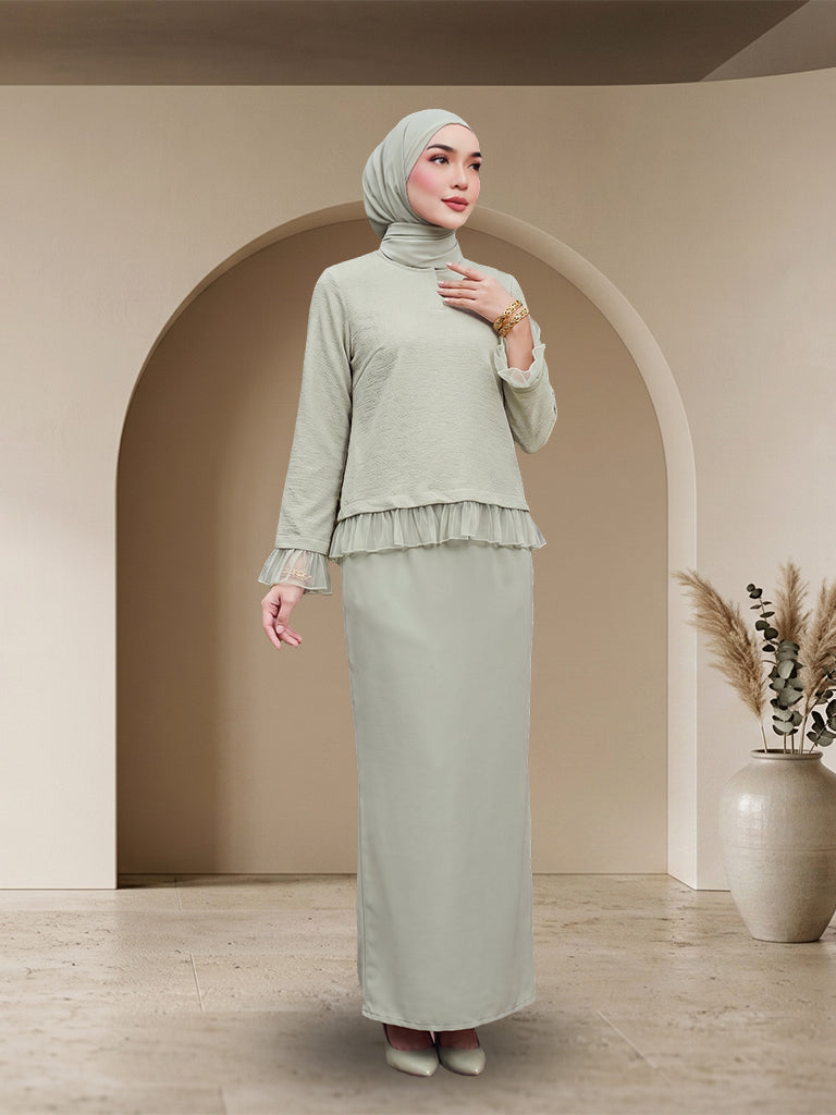 【Pre-order】Elegant Jubah Seluar Moden Muslimah Set