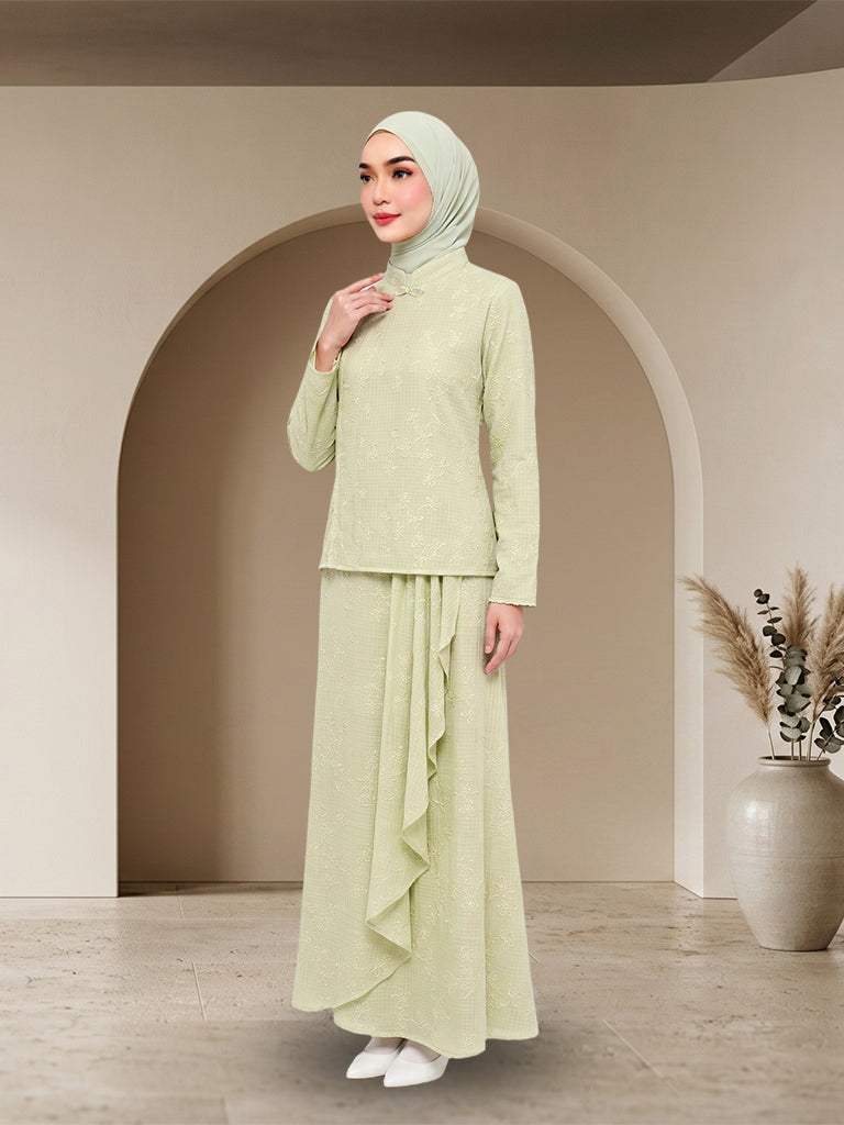Floral Sulam Kurung Set