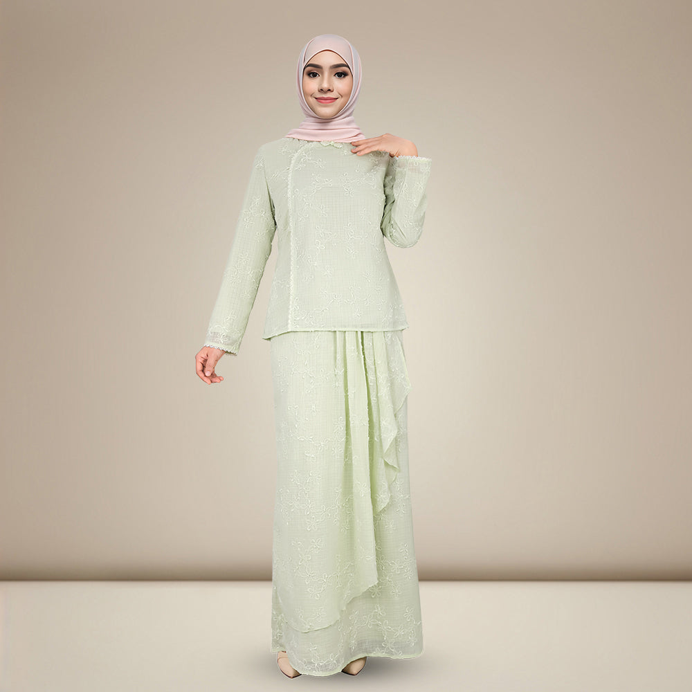 Floral Sulam Kurung Set