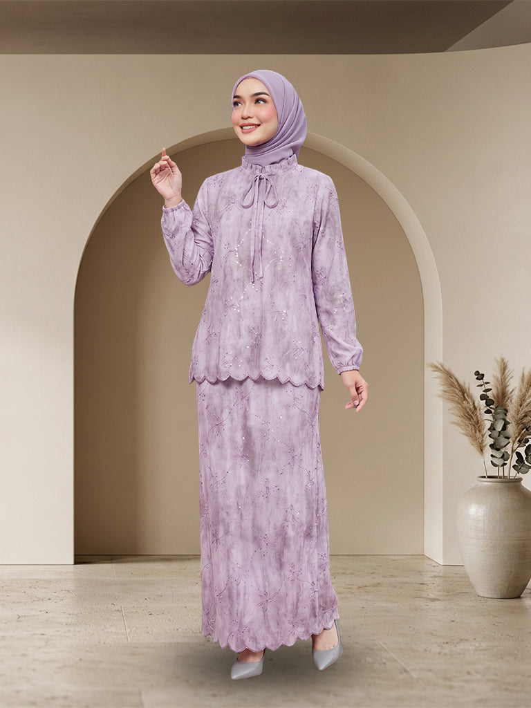 【Pre-order】Elegant Sut Jubah Seluar Moden Muslimah Set