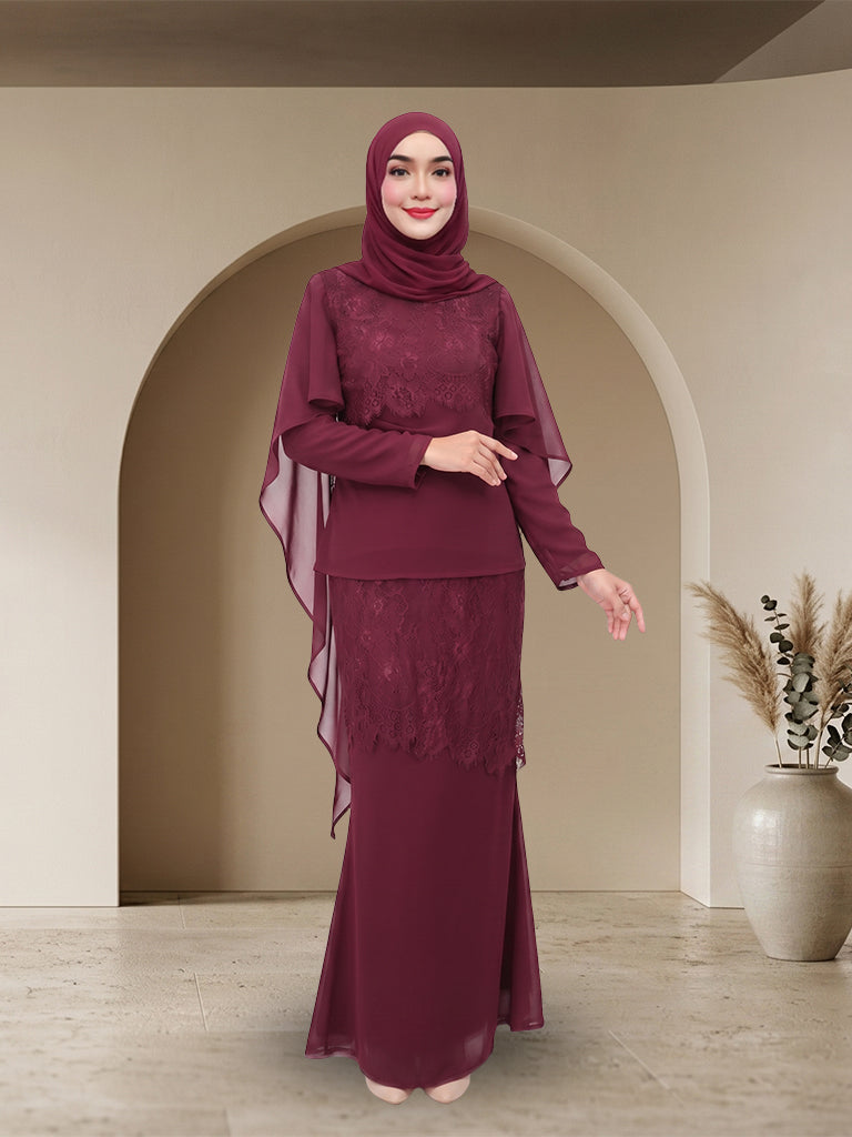 Kebaya Lace Moden Elegan Wanita