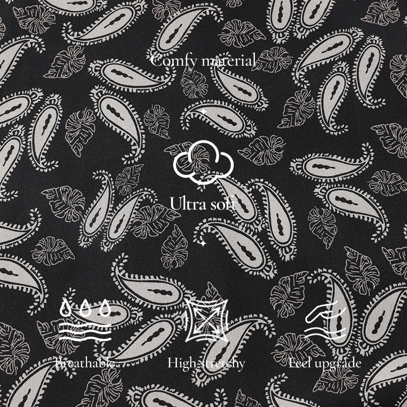 【Pre-order】Elegant Printed Jubah Seluar Moden Set
