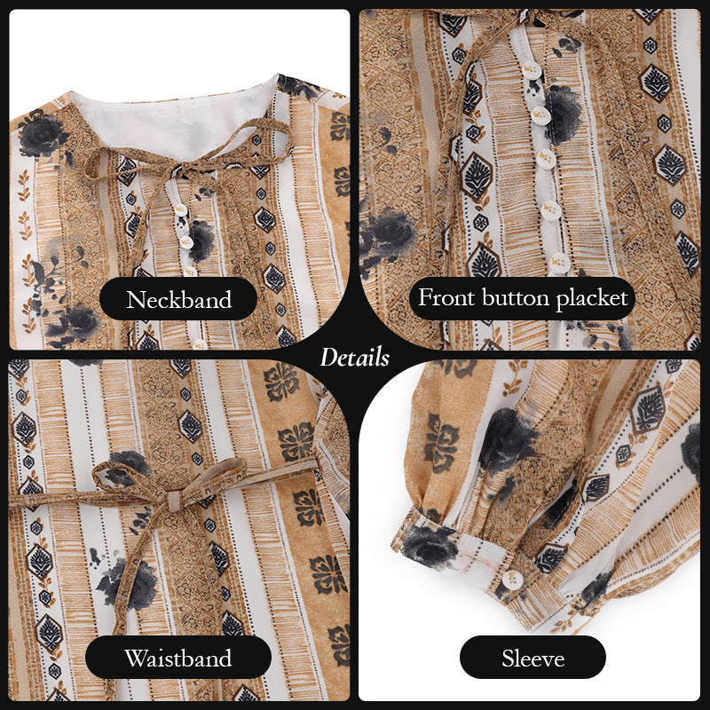 【Pre-order】Elegant Printed Jubah Muslimah Moden