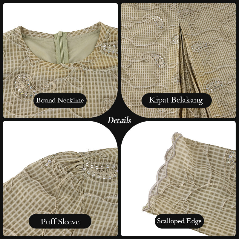 【Pre-order】Elegant Embroidered Jubah Seluar Moden Set