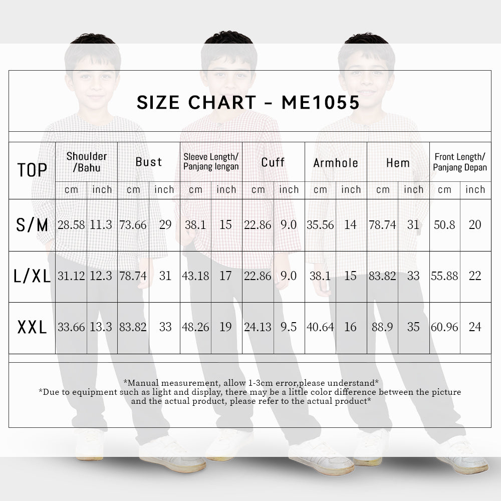 Budak Checkered Kurta