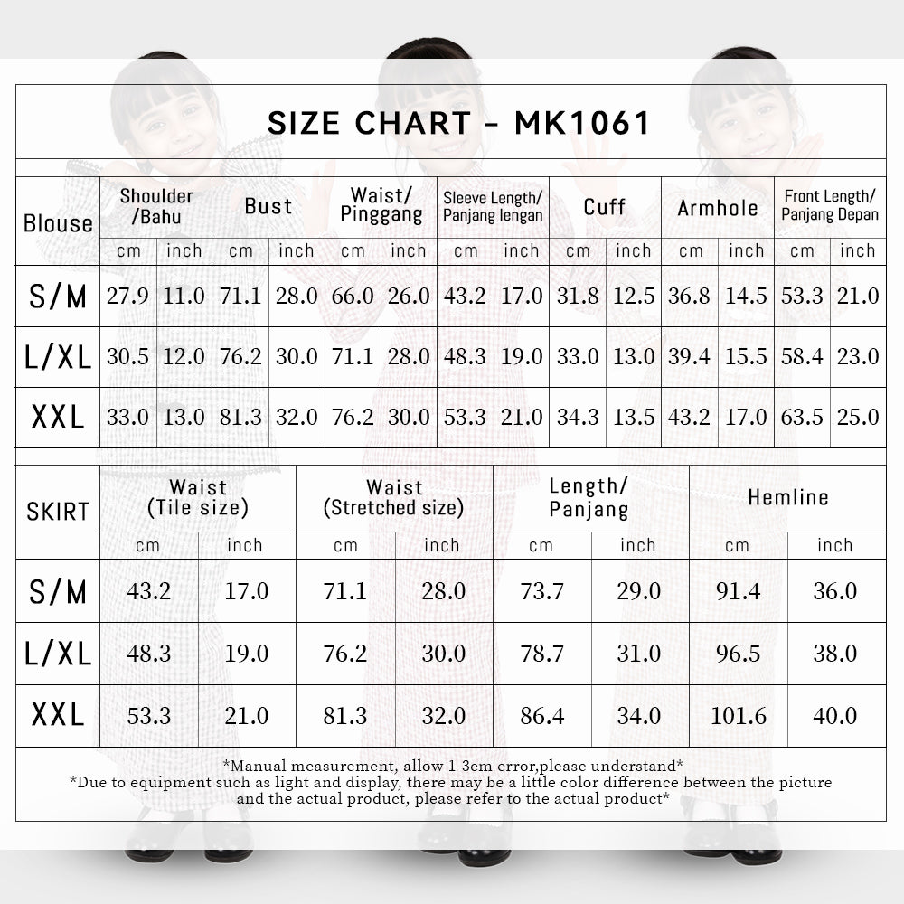 Mini Kurung Sulam Kids