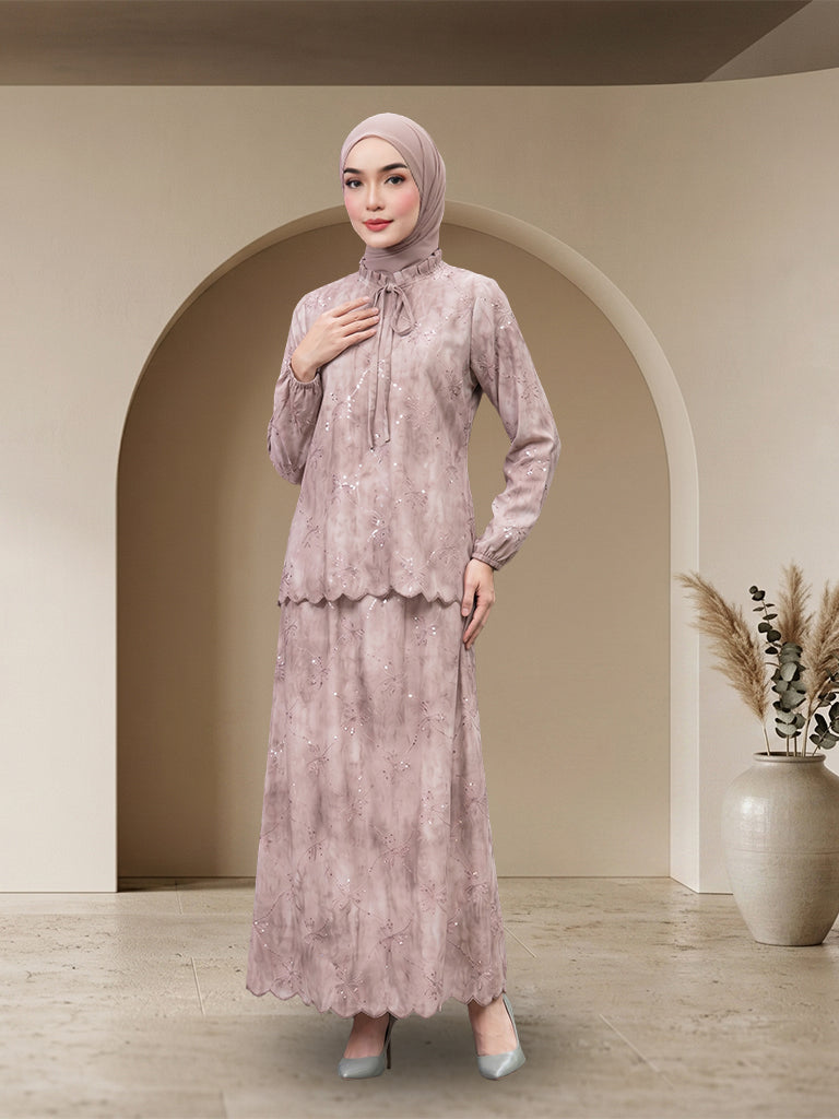 【Pre-order】Elegant Sut Jubah Seluar Moden Muslimah Set