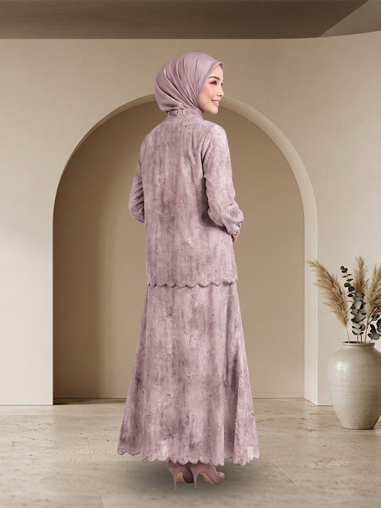 【Pre-order】Elegant Sut Jubah Seluar Moden Muslimah Set
