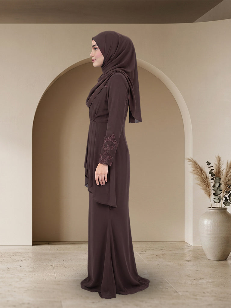 Jubah Muslimah Moden Elegan Untuk Wanita