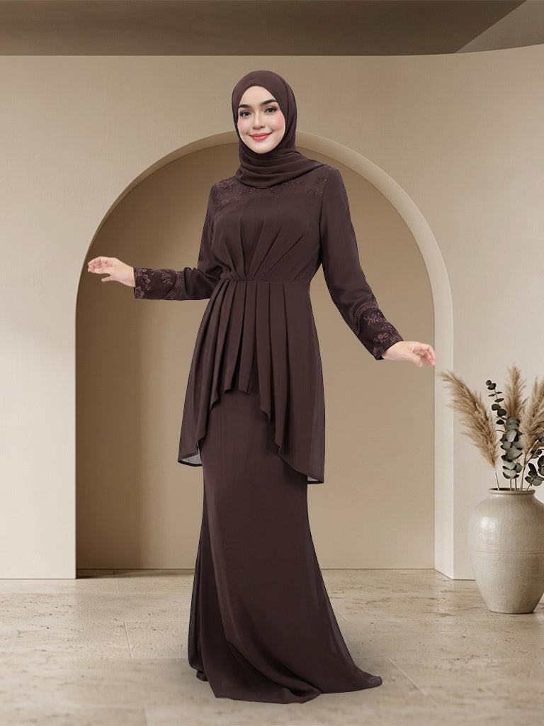 Jubah Muslimah Moden Elegan Untuk Wanita