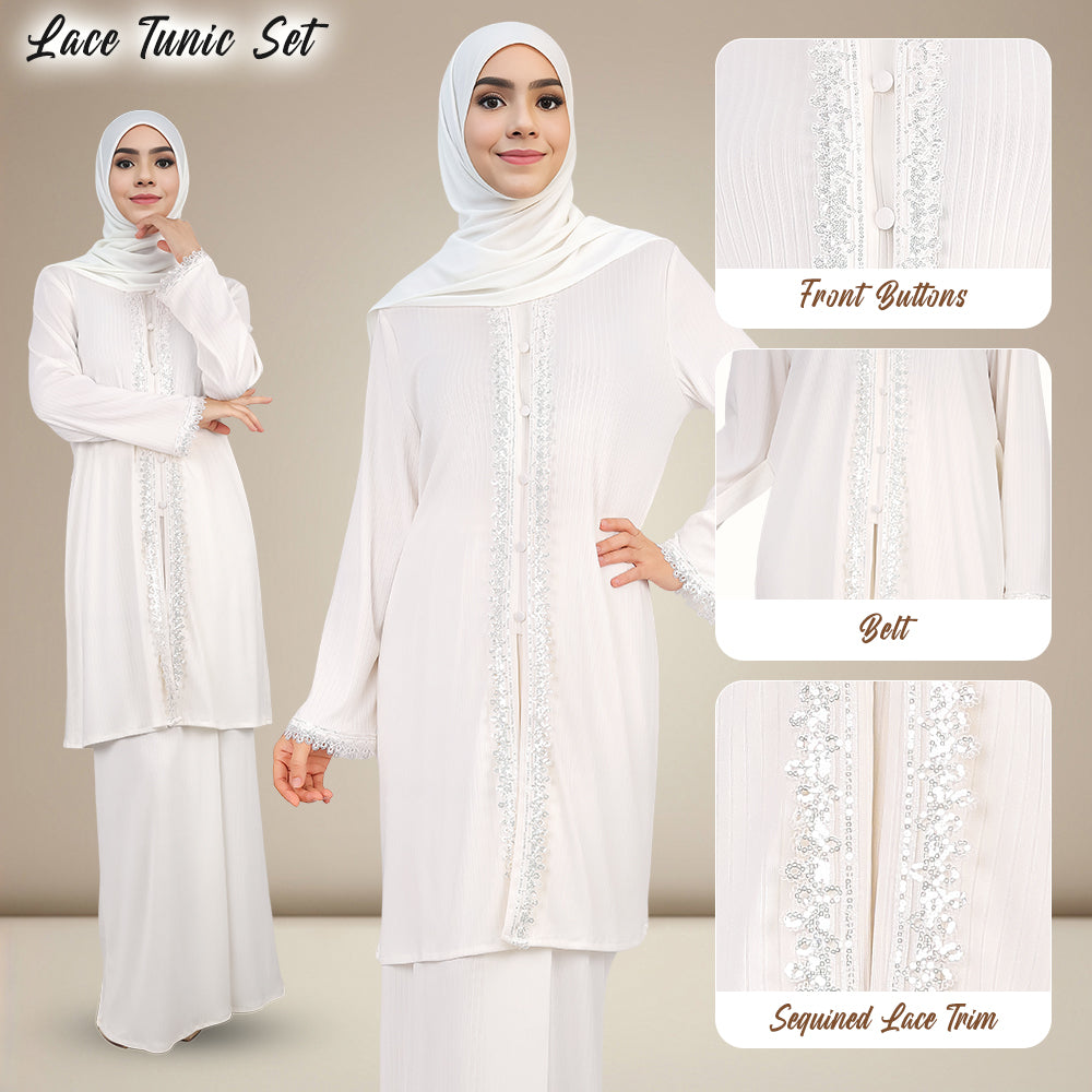 Lace Tunic Set