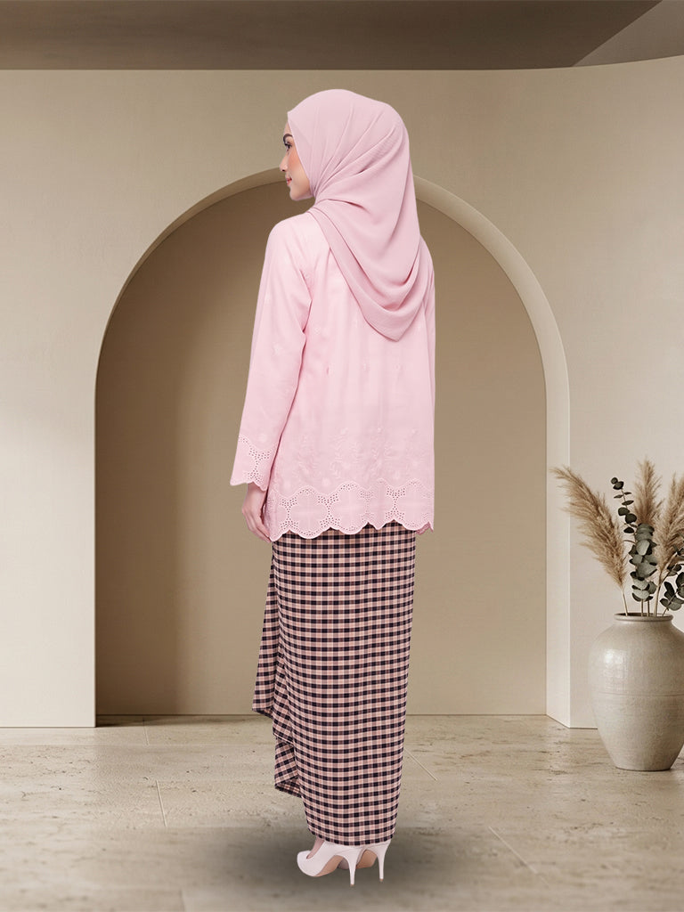 【Pre-order】Elegant Embroidered Modern Baju Kurung Set