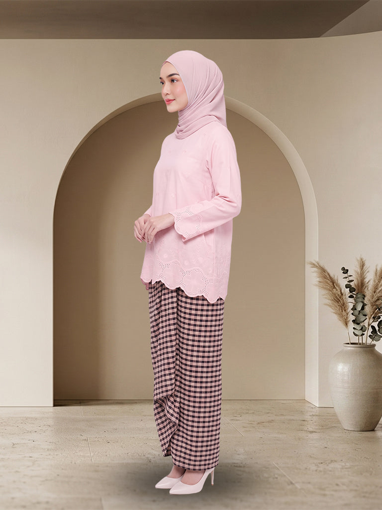 【Pre-order】Elegant Embroidered Modern Baju Kurung Set